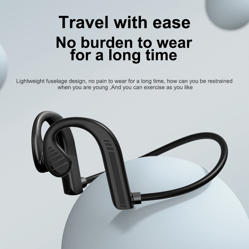 W10 Bone Conduction Bluetooth Headset Wireless Intelligent Noise Reduction Headphones IPX5 Waterproof Sports Ear-Hook Headset W10 Bone Conduction Bluetooth Headset Wireless Intelligent Noise Reduction Headphones IPX5 Waterproof Sports Ear-Hook Headset